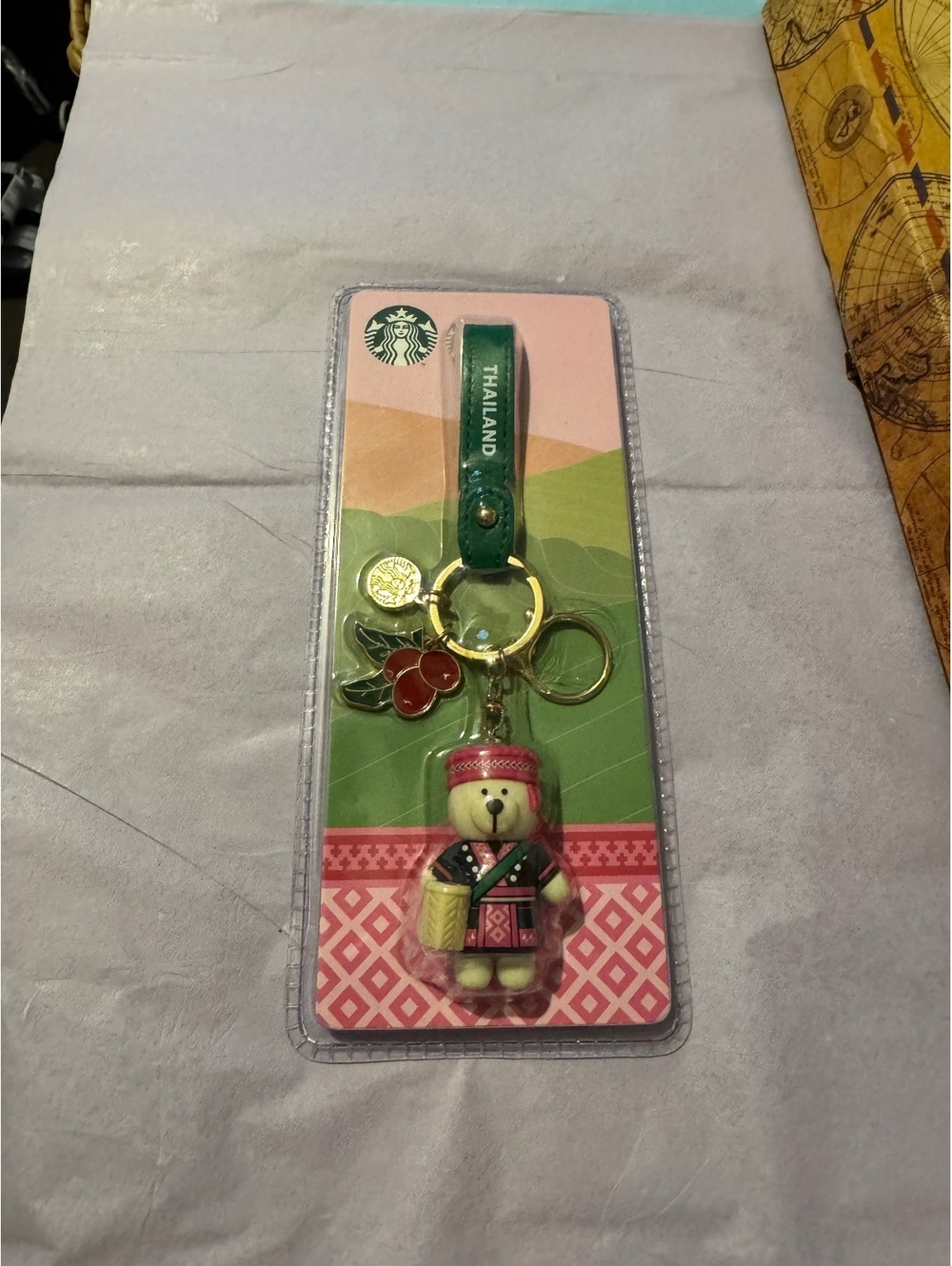 Starbucks Thailand Bearista keychain Chiang Mai Muanjai collectible